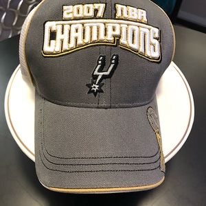 San Antonio Spurs official NBA 2007 Adidas championship cap. NWOT
